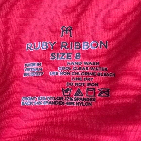 Ruby Ribbon Riviera Slimming Swimsuit Marilyn Monroe  Size 8 NWOT - Picture 7 of 9